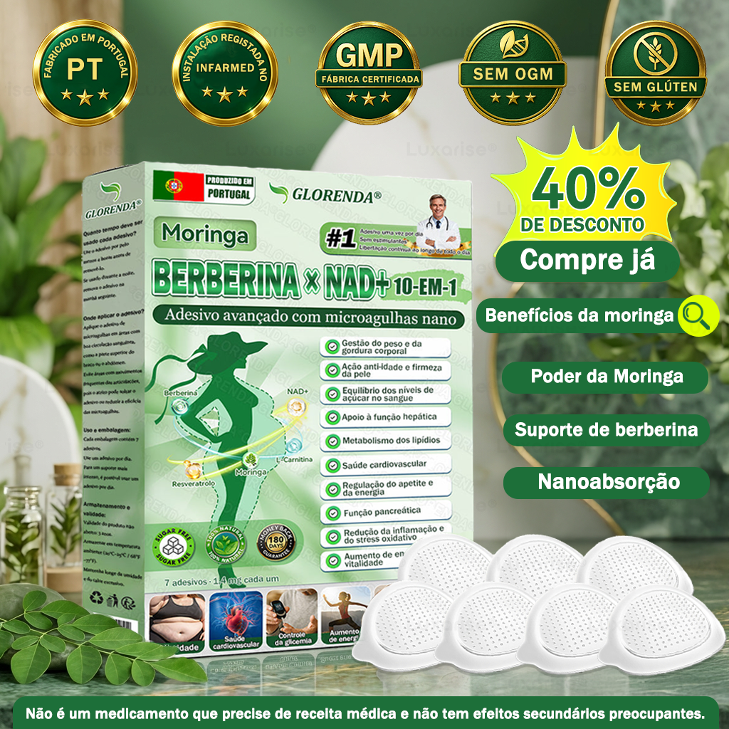 👑𝑳𝒐𝒋𝒂 𝑶𝒇𝒊𝒄𝒊𝒂𝒍 | 🌿 𝑮𝑳𝑶𝑹𝑬𝑵𝑫𝑨® 𝑴𝒐𝒓𝒊𝒏𝒈𝒂 · 𝑩𝒆𝒓𝒃𝒆𝒓𝒊𝒏𝒂 × 𝑵𝑨𝑫+ 𝑨𝒅𝒆𝒔𝒊𝒗𝒐 𝑨𝒗𝒂𝒏ç𝒂𝒅𝒐 𝑵𝒂𝒏𝒐 𝑴𝒊𝒄𝒓𝒐𝒏𝒆𝒆𝒅𝒍𝒆 10 𝒆𝒎 1(Apenas uma vez por dia, mudanças visíveis em 7 dias)  ✅ Para obesidade, pele flácida, diabetes, apneia do sono, problemas nas articulações e muito mais 👨‍⚕️